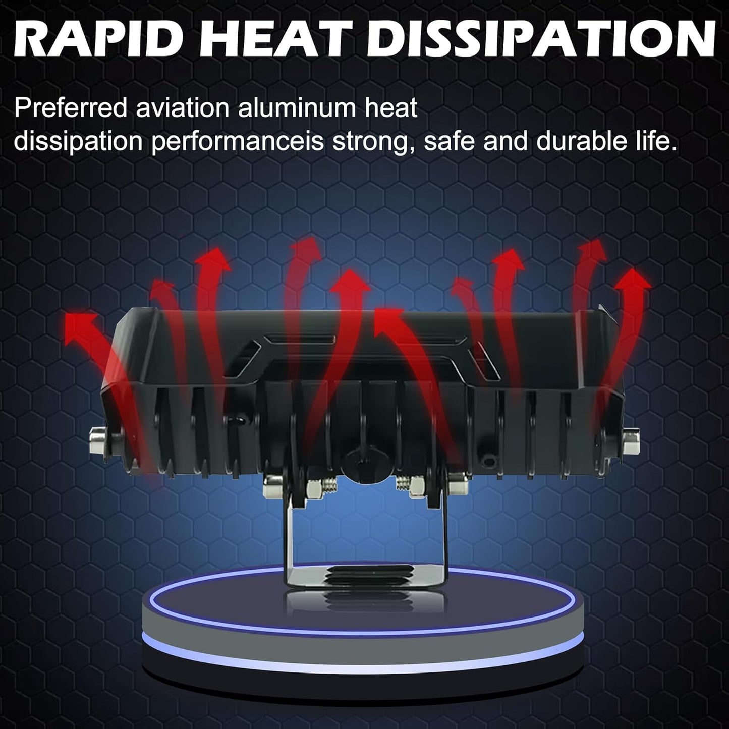 Liu Hjg 3 LED Fog Light for Bike & Car (12V–80V) | Dual Color White-Yellow with Devil Eye | Waterproof Aluminum Body | Universal Fit for Motorcycles, Scooters & Cars